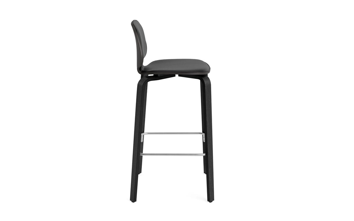 My Chair Barhocker 75 cm Frontpolster schwarz/Ultra Leder in Ultra 41599 präsentiert im Onlineshop von KAQTU Design AG. Barhocker ist von Normann Copenhagen