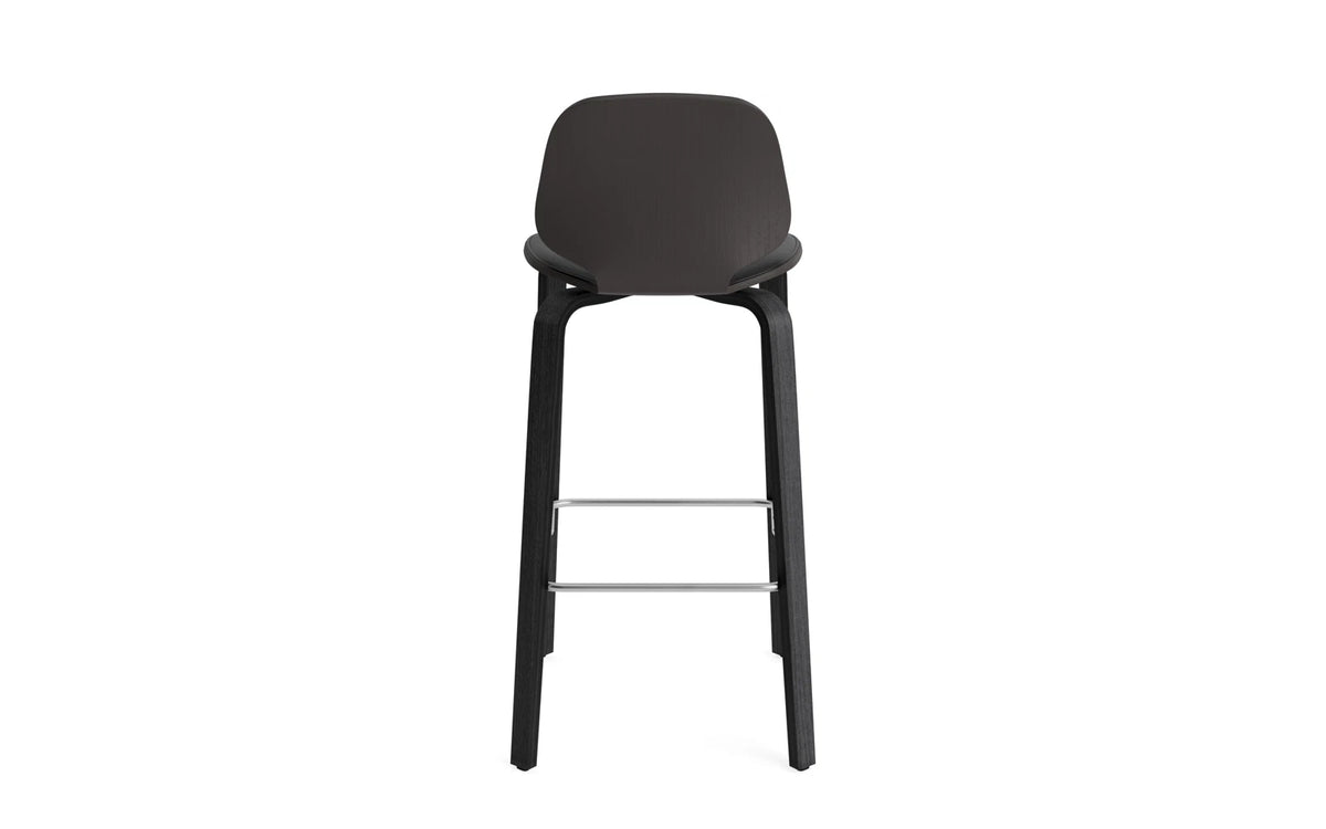 My Chair Barhocker 75 cm Frontpolster schwarz/Ultra Leder in Ultra 41599 präsentiert im Onlineshop von KAQTU Design AG. Barhocker ist von Normann Copenhagen