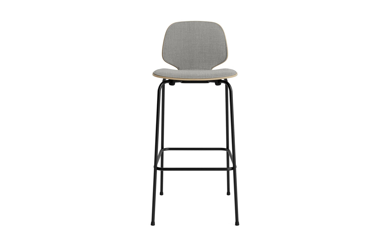 Der My Chair Barhocker 75 cm in Schwarz von Normann Copenhagen besticht durch seine minimalistische Silhouette und einladende Optik.