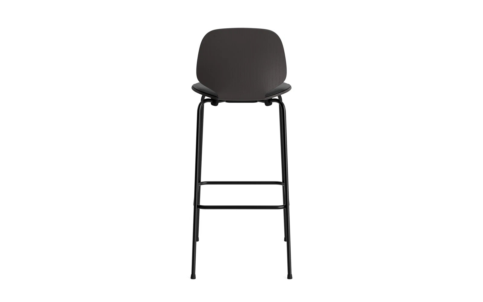 My Chair Barhocker 75 cm Frontpolster schwarzes Stahl schwarz/Ultra in Ultra 41599 präsentiert im Onlineshop von KAQTU Design AG. Barstuhl ist von Normann Copenhagen