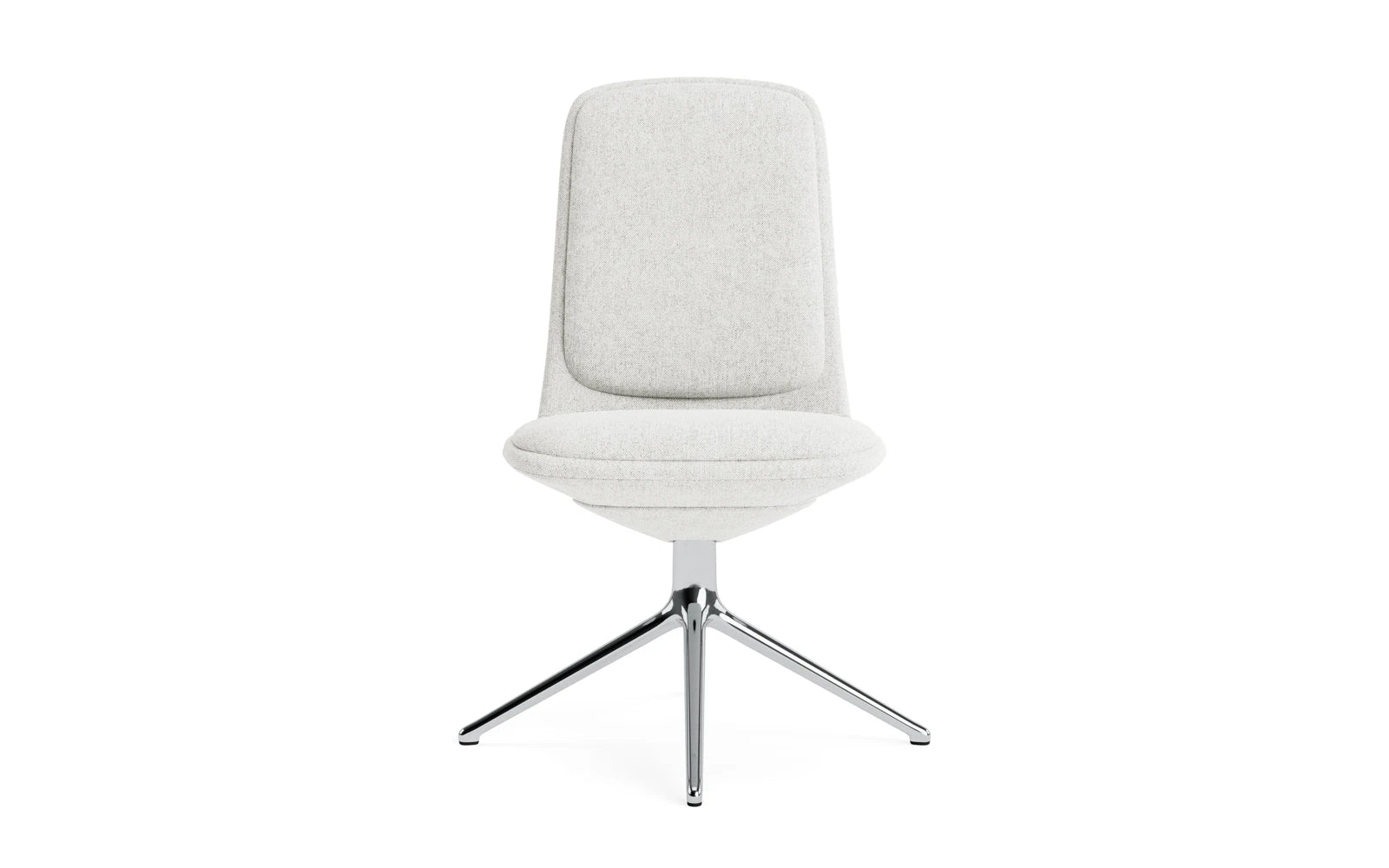 Off Chair niedrig mit Drehgestell 4B aluminium mit kissen Hallingdal in Hallingdal 110 präsentiert im Onlineshop von KAQTU Design AG. Bürostuhl ist von Normann Copenhagen