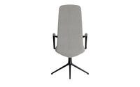 Off Armchair hoch 4L mit Kissen schwartze alu
