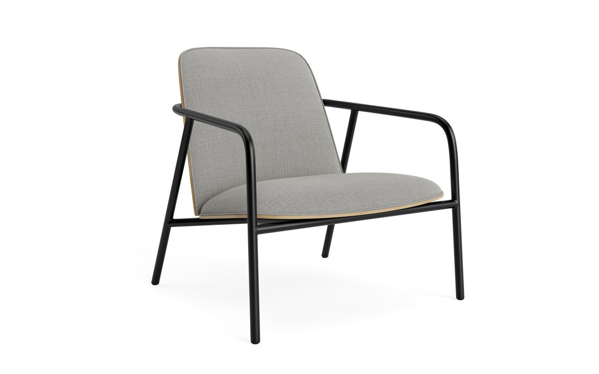 Pad Lounge-Sessel schwarzem Stahl Eiche/Remix in Remix 133 präsentiert im Onlineshop von KAQTU Design AG. Drehsessel ist von Normann Copenhagen