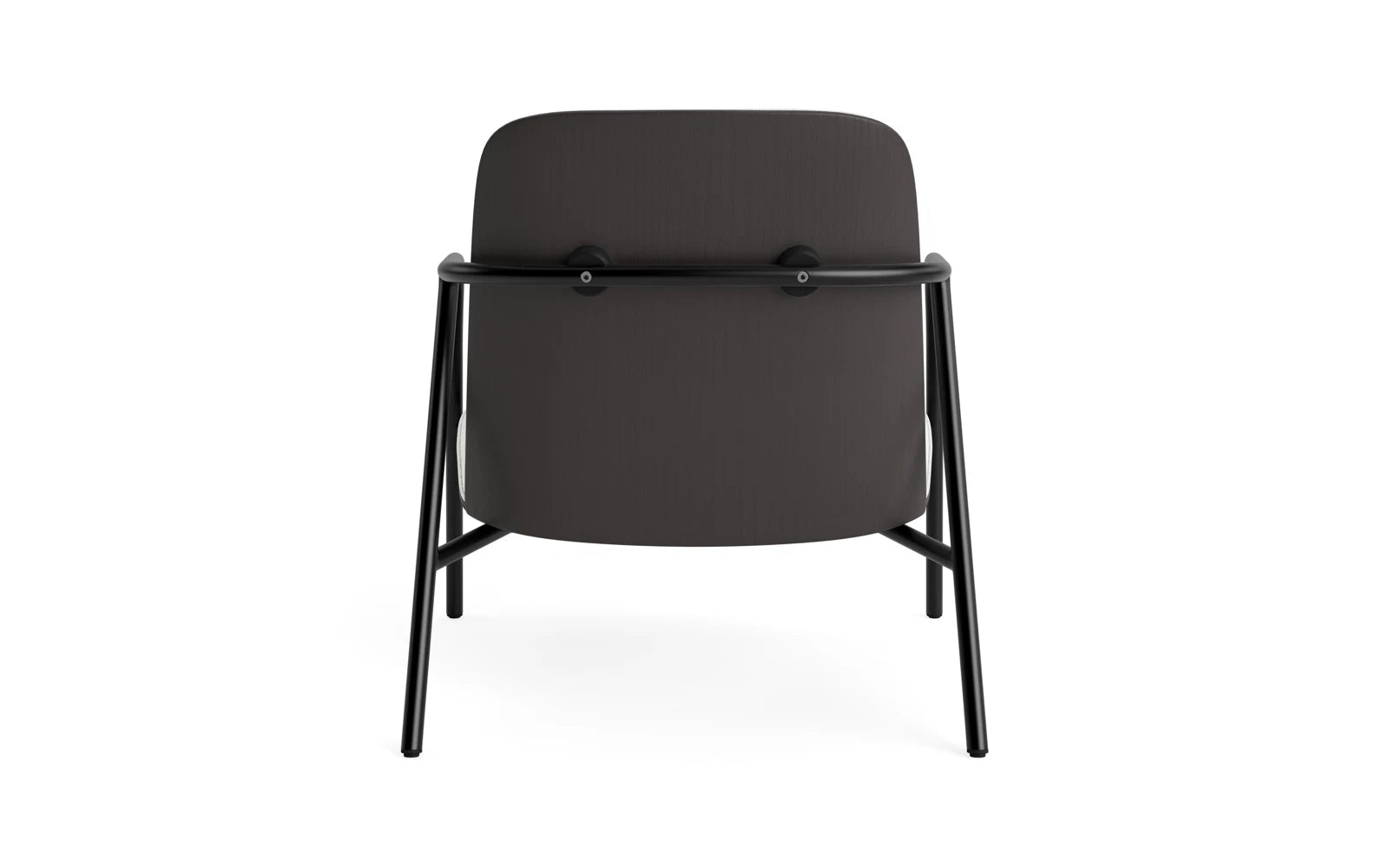 Pad Lounge-Sessel schwarzem Stahl schwarz/Hallingdal in Hallingdal 110 präsentiert im Onlineshop von KAQTU Design AG. Sessel ist von Normann Copenhagen