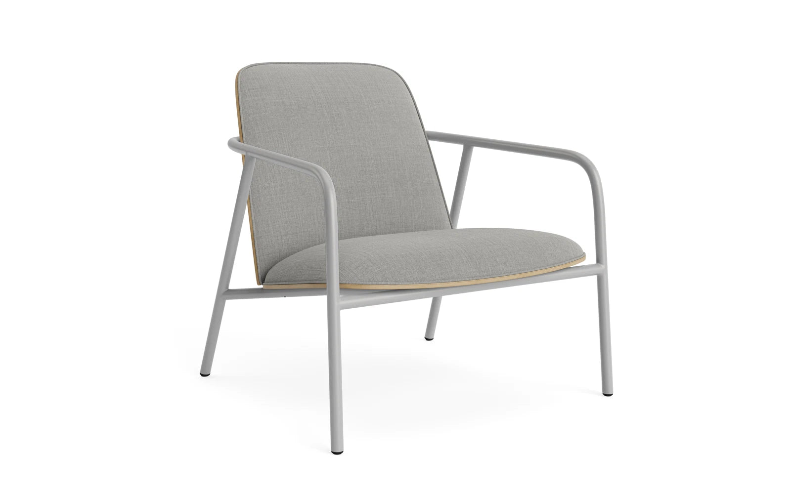 Pad Lounge-Sessel grauem Stahl Eiche/Remix in Remix 133 präsentiert im Onlineshop von KAQTU Design AG. Sessel ist von Normann Copenhagen