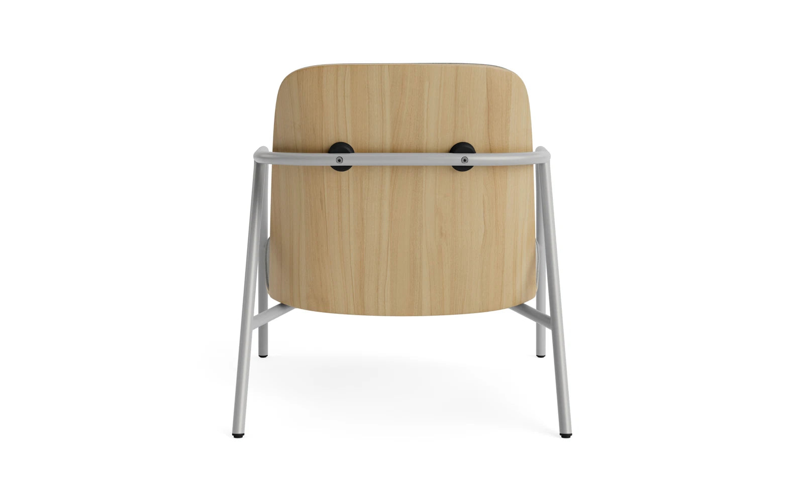 Pad Lounge-Sessel grauem Stahl Eiche/Remix in Remix 133 präsentiert im Onlineshop von KAQTU Design AG. Sessel ist von Normann Copenhagen