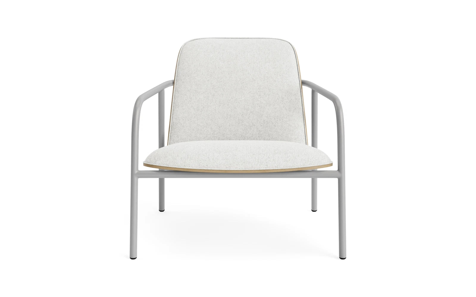 Pad Lounge-Sessel grauem Stahl Eiche/Hallingdal in Hallingdal 110 präsentiert im Onlineshop von KAQTU Design AG. Sessel ist von Normann Copenhagen
