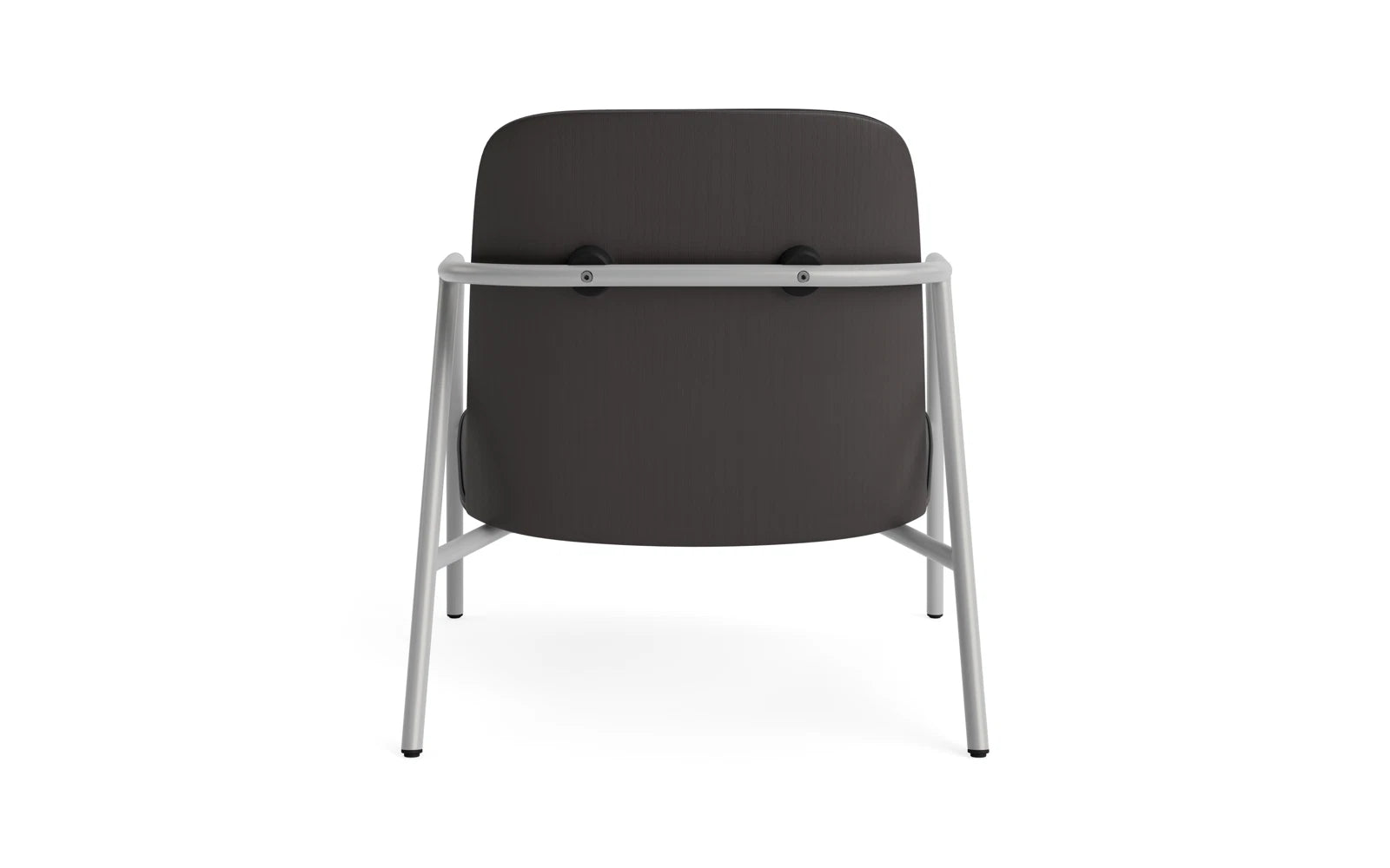 Pad Lounge-Sessel grau Stahl schwarz/Ultra in Ultra 41599 präsentiert im Onlineshop von KAQTU Design AG. Sessel ist von Normann Copenhagen