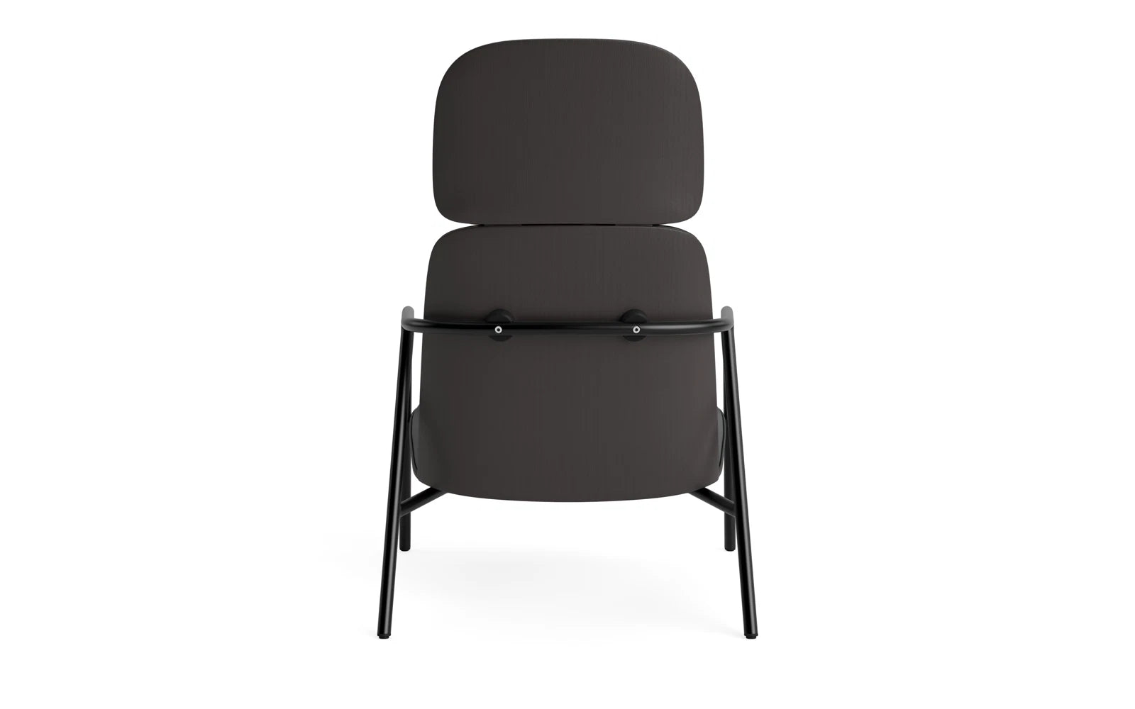 Pad Lounge-Sessel hoch schwarzem Stahl schwarz/Ultra in Ultra 41599 präsentiert im Onlineshop von KAQTU Design AG. Sessel ist von Normann Copenhagen