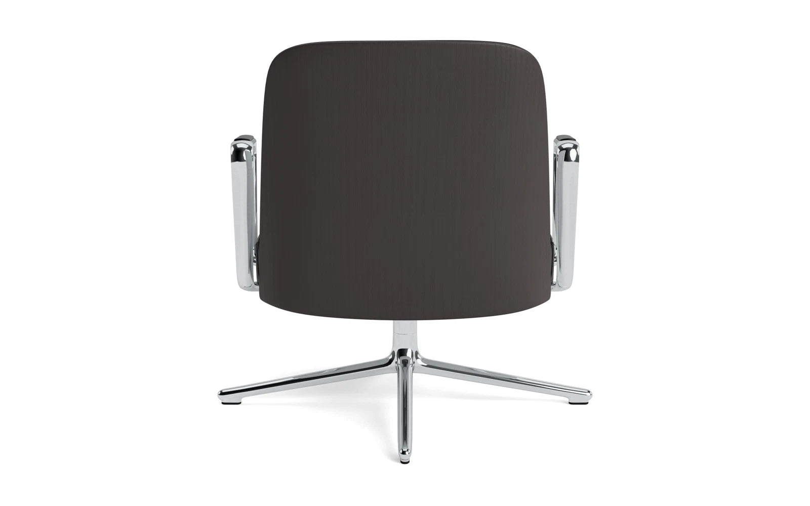 Pad Lounge-Sessel niedrig mit Drehgestell alu und schwarz/Ultra in Ultra 41599 präsentiert im Onlineshop von KAQTU Design AG. Sessel ist von Normann Copenhagen