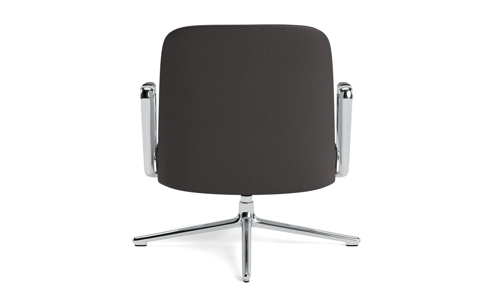 Pad Lounge-Sessel niedrig mit Drehgestell und Kippfunktion alu und Schwarz/Ultra in Ultra 41599 präsentiert im Onlineshop von KAQTU Design AG. Sessel ist von Normann Copenhagen