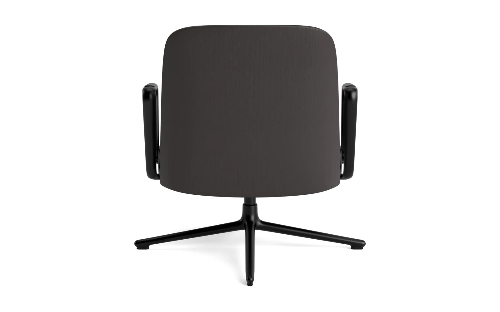 Pad Lounge-Sessel niedrig mit Drehgestell und Kippfunktion Schwarz Alu Schwarz/Ultra in Ultra 41599 präsentiert im Onlineshop von KAQTU Design AG. Sessel ist von Normann Copenhagen
