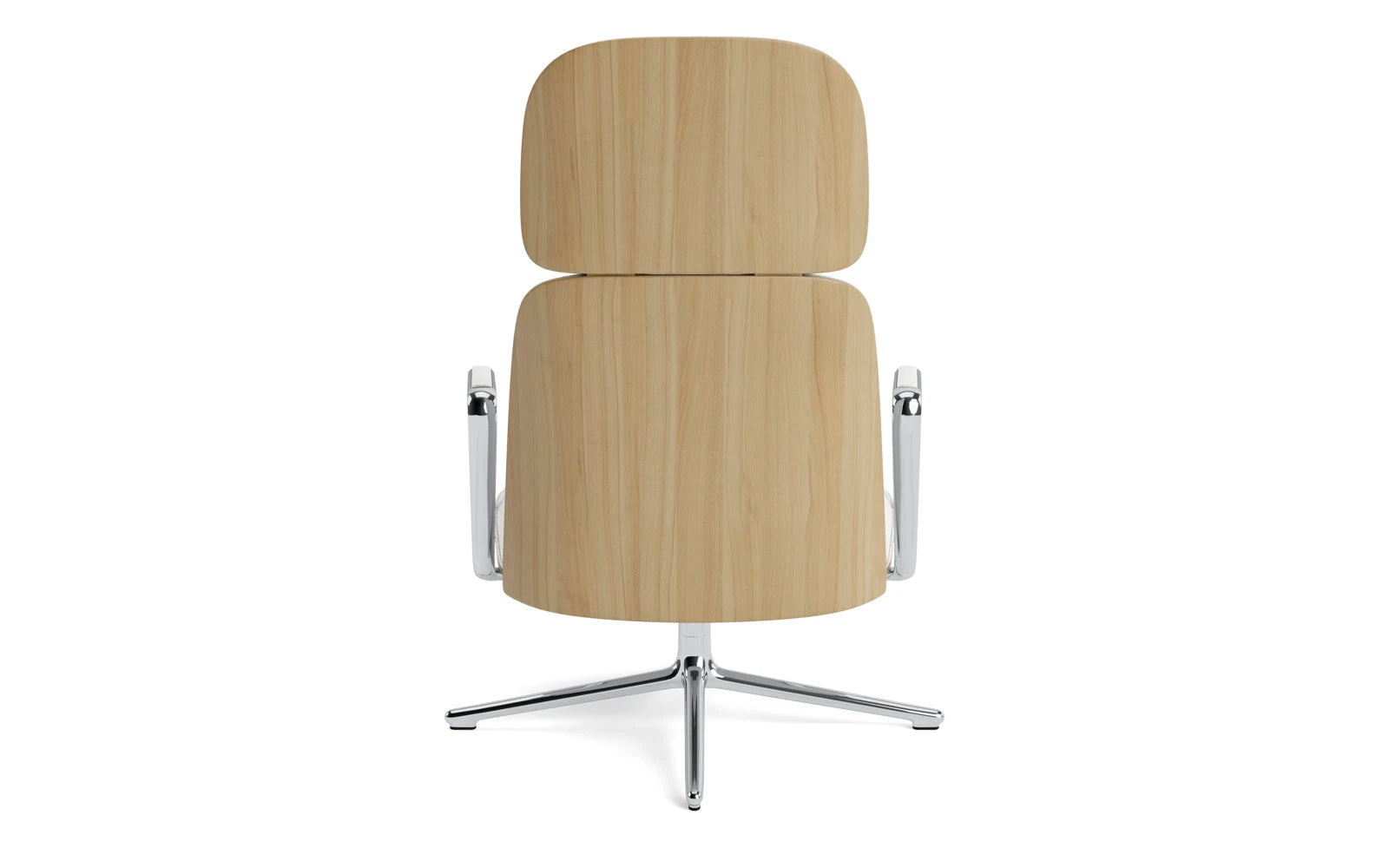 Pad Lounge-Sessel hoch mit Drehgestell Alu Eiche/Hallingdal in Hallingdal 110 präsentiert im Onlineshop von KAQTU Design AG. Sessel ist von Normann Copenhagen