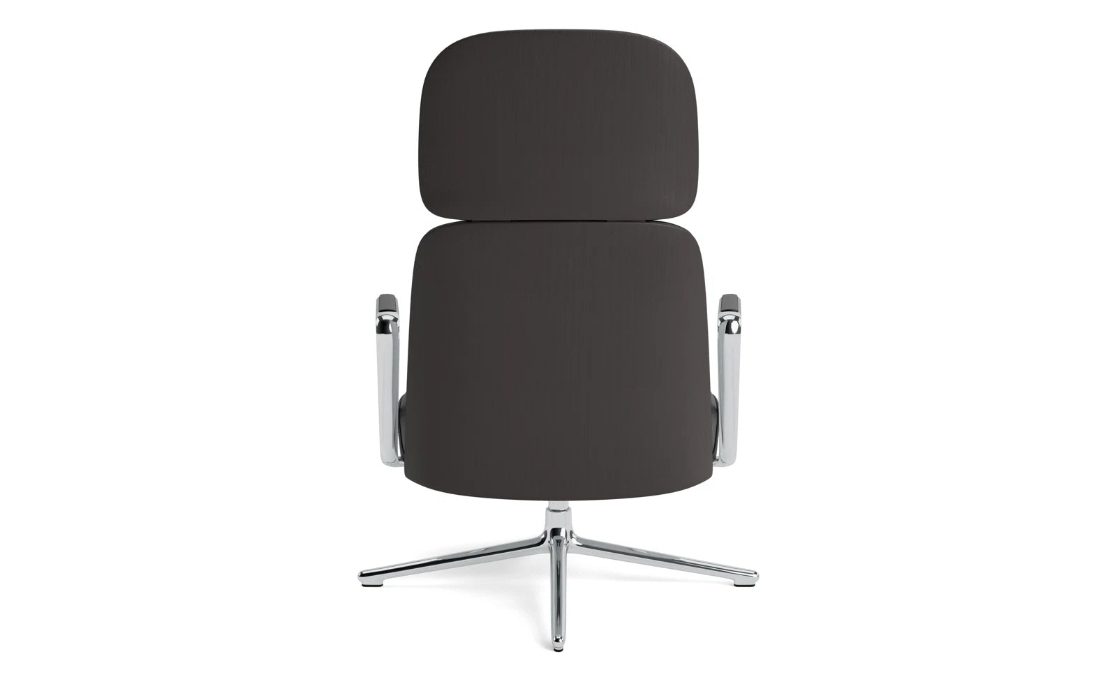 Pad Lounge-Sessel hoch mit Drehgestell und Kippfunktion alu und Schwarz/Ultra in Ultra 41599 präsentiert im Onlineshop von KAQTU Design AG. Sessel ist von Normann Copenhagen