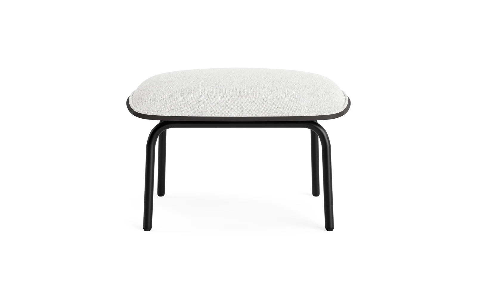 Pad Fusshocker schwarzem Stahl schwarz/Hallingdal in Hallingdal 110 präsentiert im Onlineshop von KAQTU Design AG. Ottoman ist von Normann Copenhagen