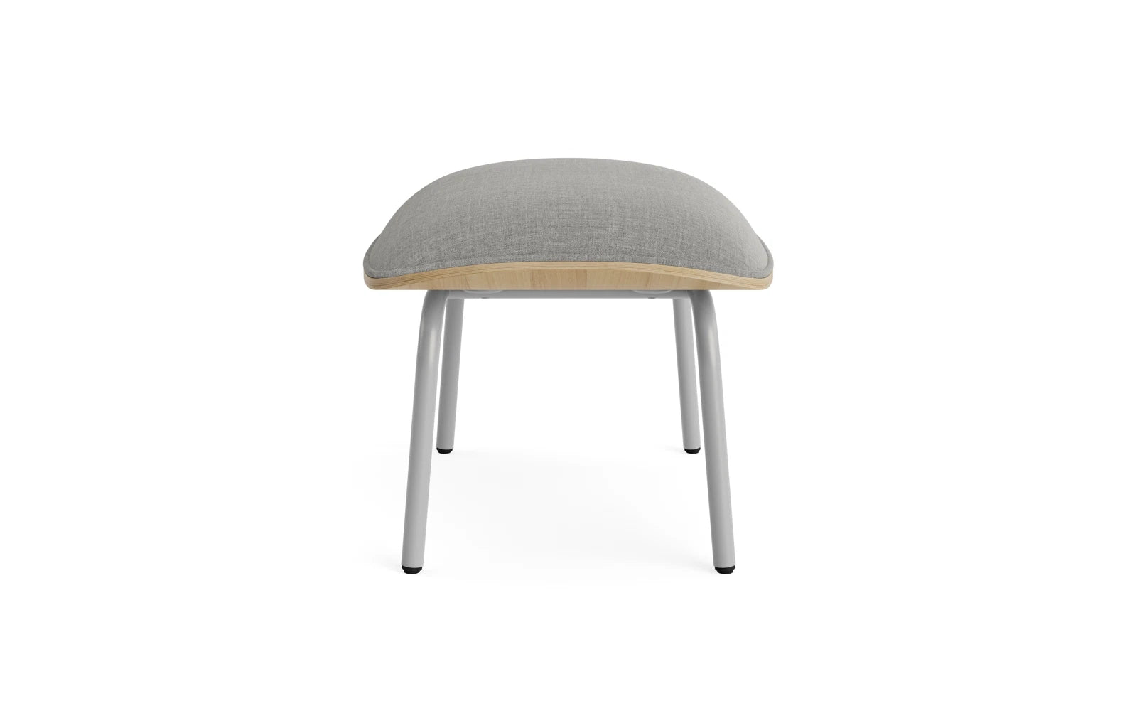 Pad Fusshocker grauem stahl Eiche/Remix in Remix 133 präsentiert im Onlineshop von KAQTU Design AG. Ottoman ist von Normann Copenhagen