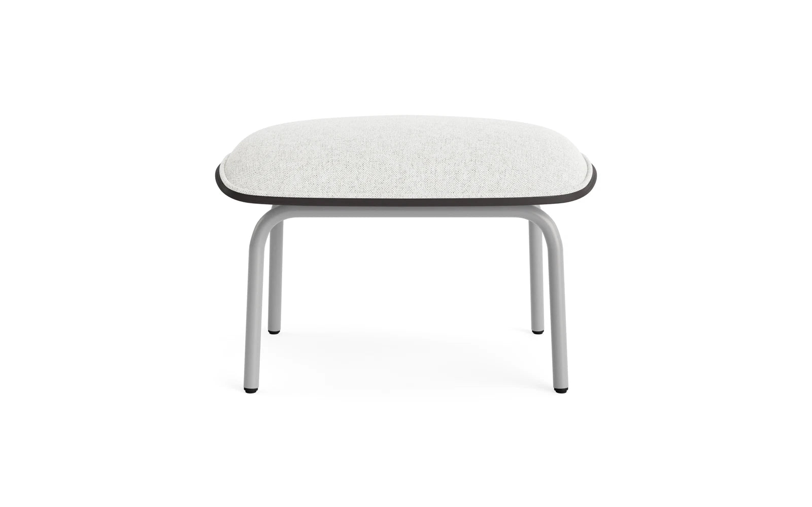 Pad Fusshocker grauem Stahl schwarz/Hallingdal in Hallingdal 110 präsentiert im Onlineshop von KAQTU Design AG. Ottoman ist von Normann Copenhagen