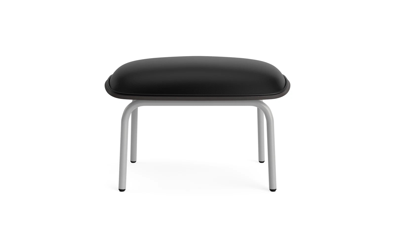 Pad Fusshocker grauem Stahl schwarz/Ultra in Ultra 41599 präsentiert im Onlineshop von KAQTU Design AG. Ottoman ist von Normann Copenhagen