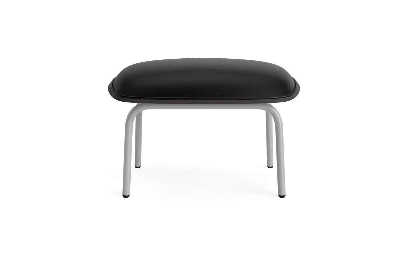 Pad Fusshocker grauem Stahl schwarz/Ultra in Ultra 41599 präsentiert im Onlineshop von KAQTU Design AG. Ottoman ist von Normann Copenhagen