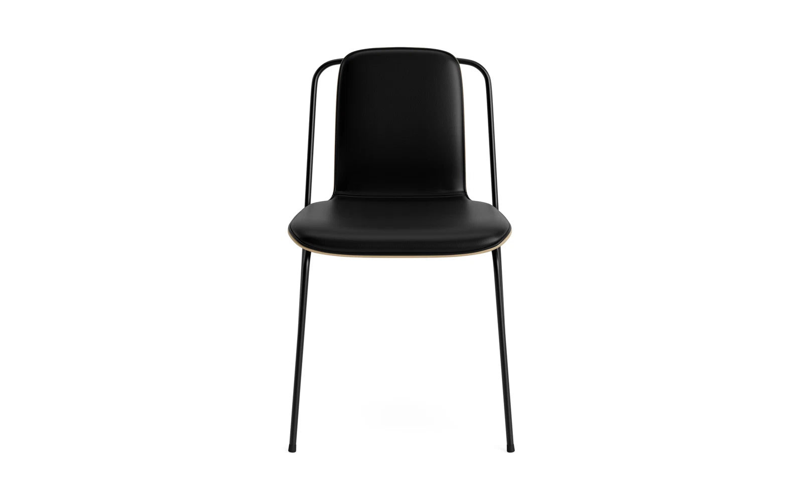 Eleganter Eichenstuhl mit gepolsterter Front von Normann Copenhagen.