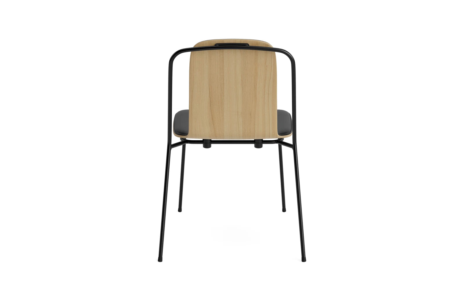 Eleganter Eichenstuhl mit gepolsterter Front von Normann Copenhagen.