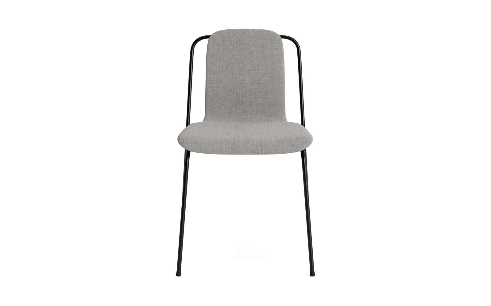 Studio Stuhl gepolstert, Schwarz Stahl/Remix in Remix 133 präsentiert im Onlineshop von KAQTU Design AG. Stuhl ist von Normann Copenhagen