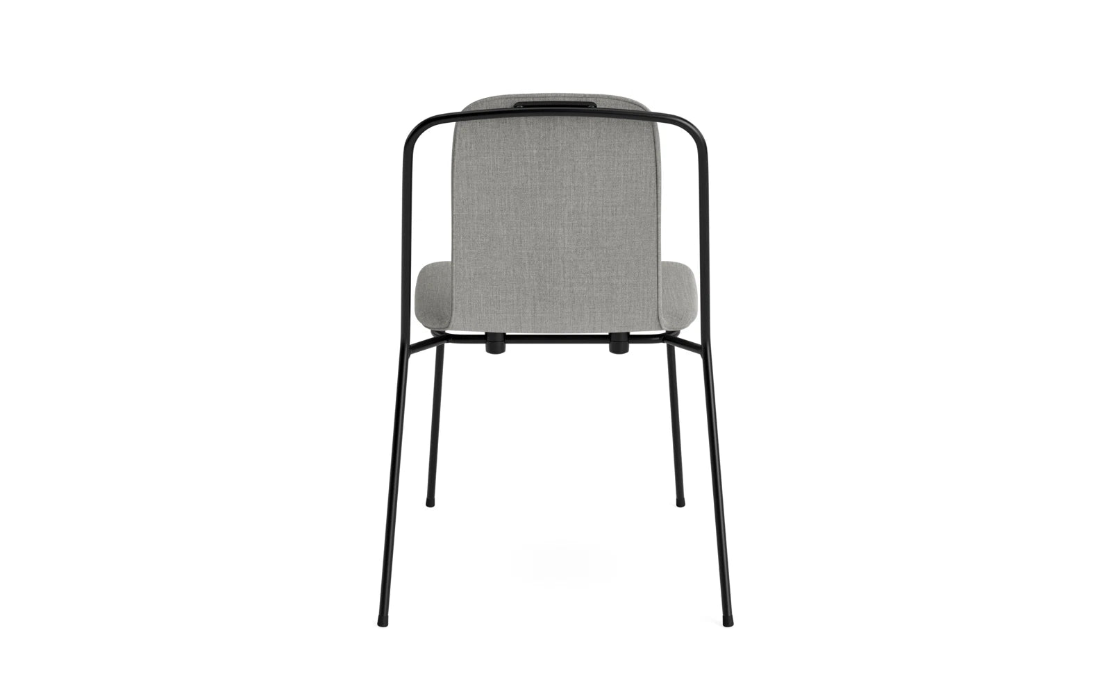 Studio Stuhl gepolstert, Schwarz Stahl/Remix in Remix 133 präsentiert im Onlineshop von KAQTU Design AG. Stuhl ist von Normann Copenhagen
