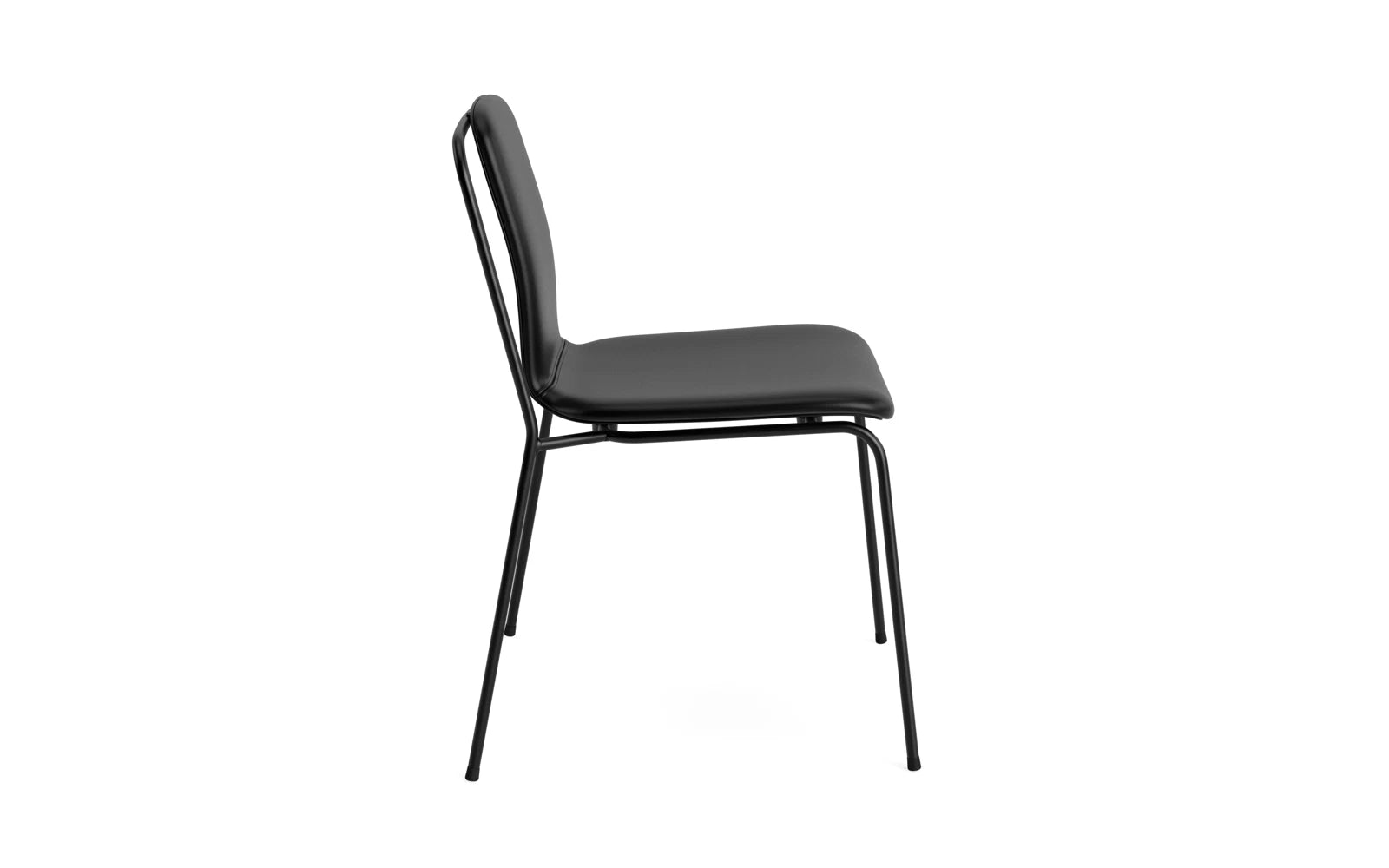 Studio Stuhl Vollpolster, schwarzes Stahl Ultra in Ultra 41599 präsentiert im Onlineshop von KAQTU Design AG. Stuhl ist von Normann Copenhagen