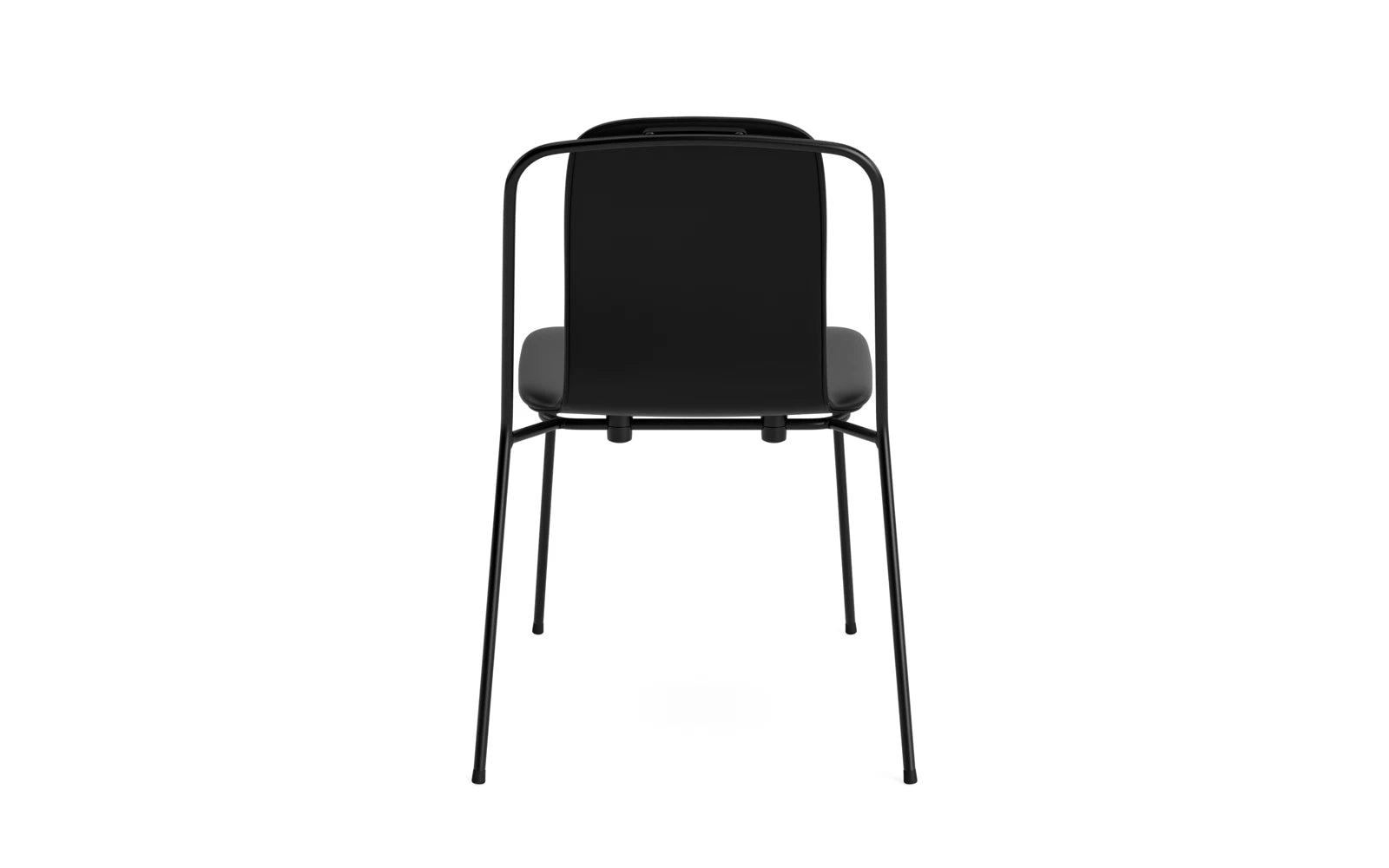 Studio Stuhl Vollpolster, schwarzes Stahl Ultra in Ultra 41599 präsentiert im Onlineshop von KAQTU Design AG. Stuhl ist von Normann Copenhagen