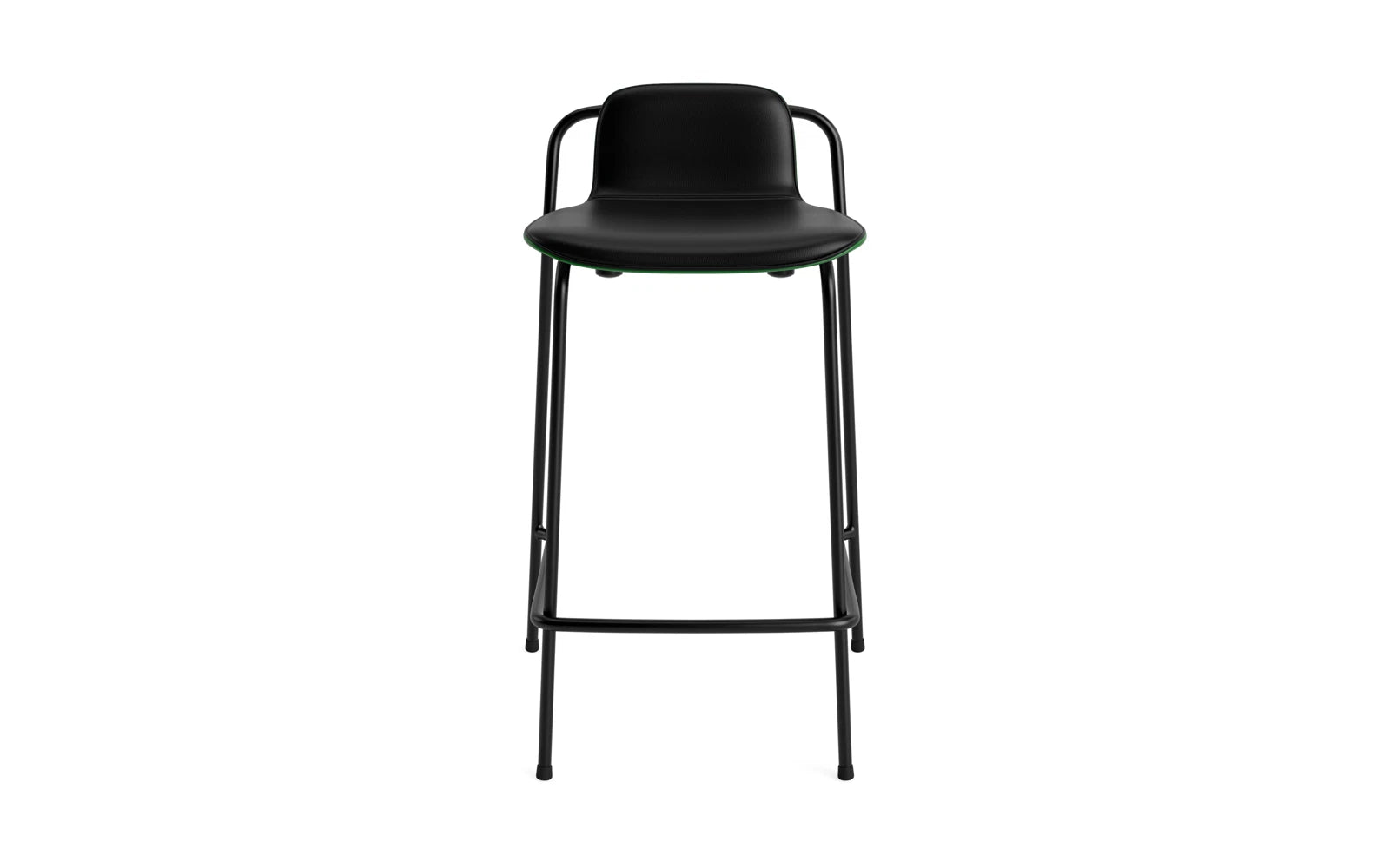Studio Barstuhl 65 cm frontpolster schwarzes Stahl/ Grün/ Ultra in Ultra 41599 präsentiert im Onlineshop von KAQTU Design AG. Barstuhl ist von Normann Copenhagen