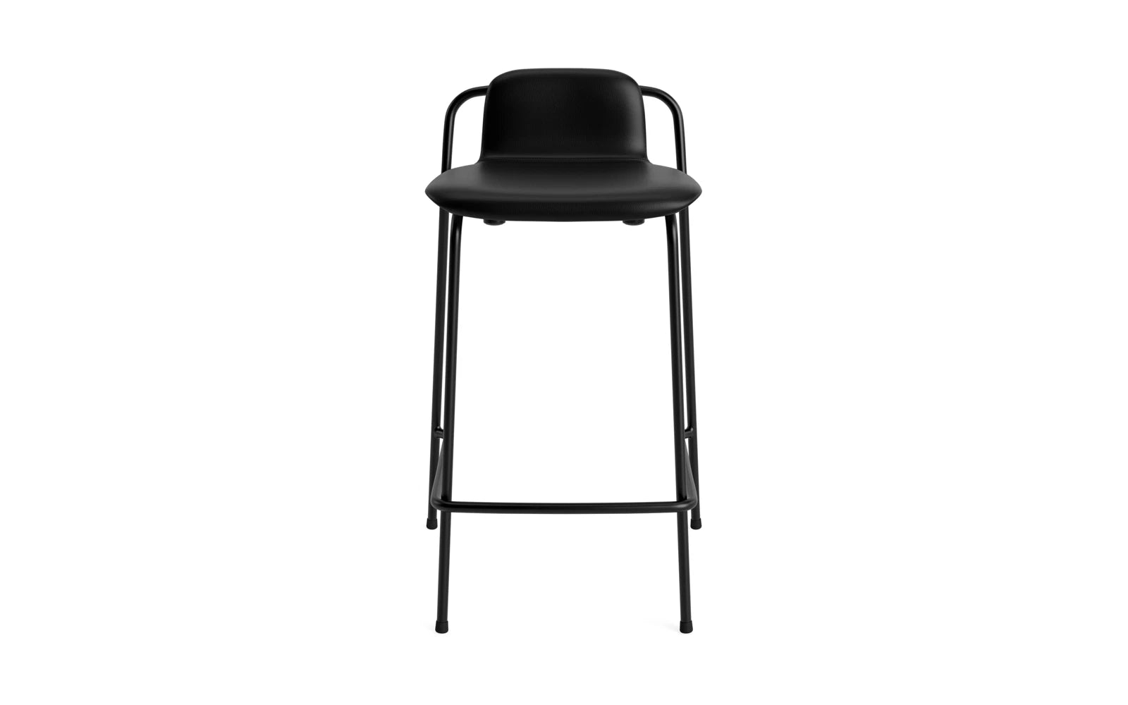 Studio Barhocker 65 cm Vollpolster Stahl Schwartz/Ultra in Ultra 41599 präsentiert im Onlineshop von KAQTU Design AG. Barstuhl ist von Normann Copenhagen
