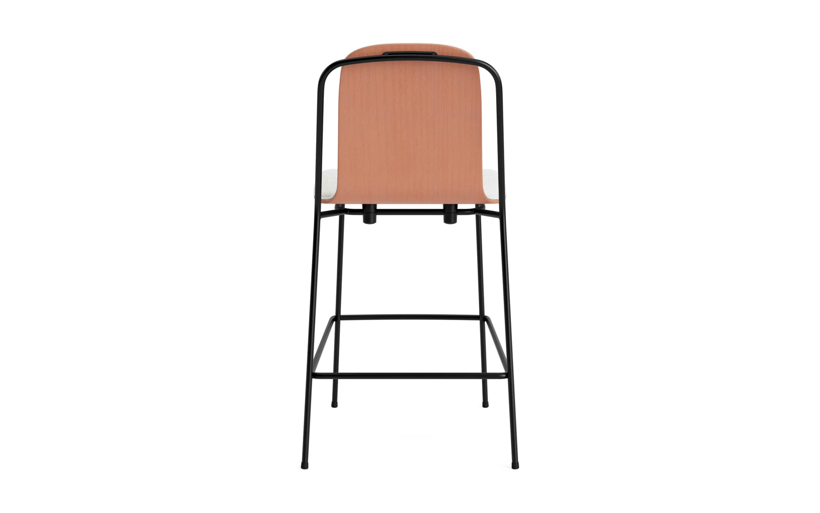 Studio Barstuhl 65 cm frontpolster schwarzes Stahl/ Braun/ Hallingdal in Hallingdal 110 präsentiert im Onlineshop von KAQTU Design AG. Barstuhl ist von Normann Copenhagen