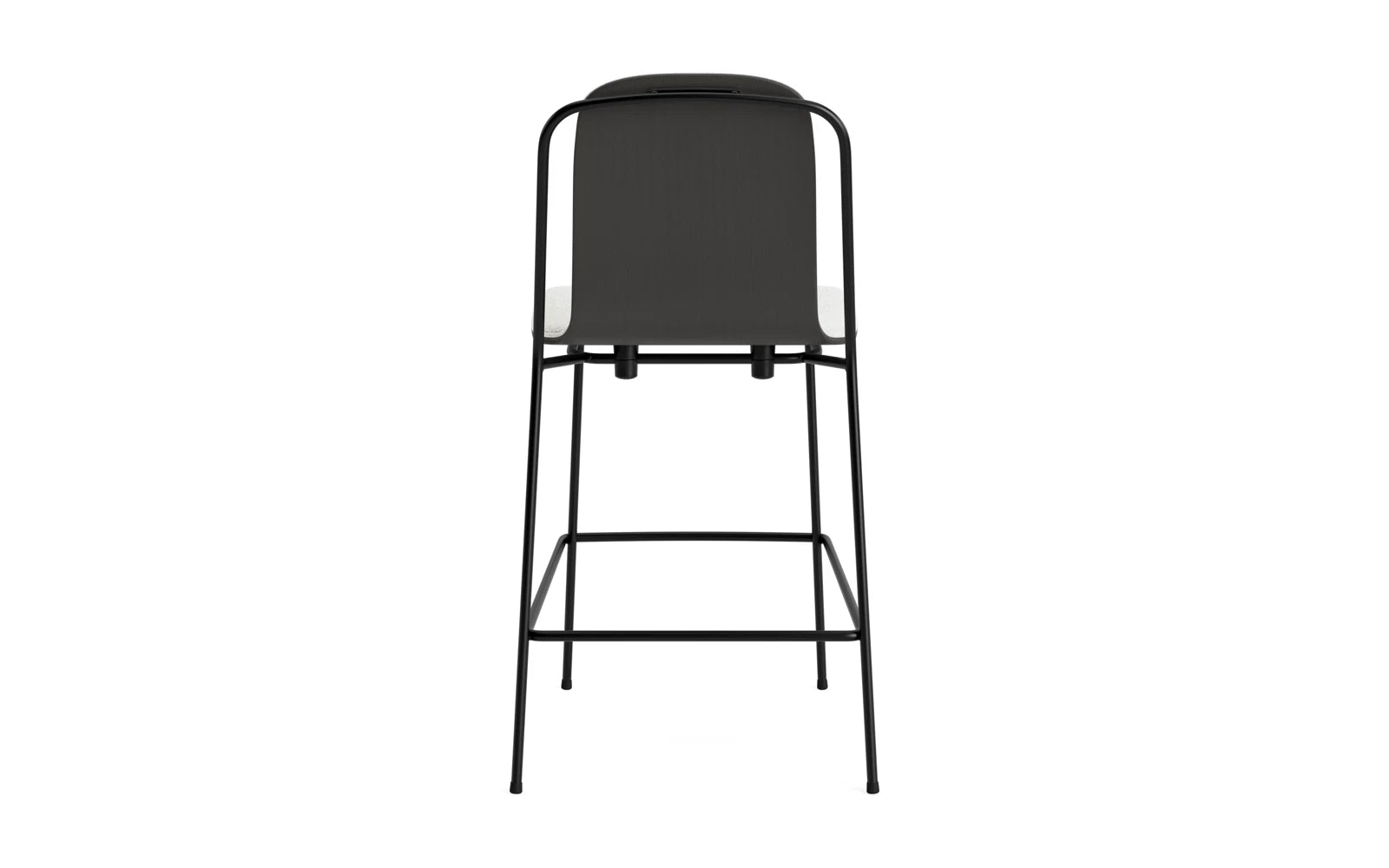Studio Barstuhl 65 cm frontpolster schwarzes Stahl/ schwarz/ Hallingdal in Hallingdal 110 präsentiert im Onlineshop von KAQTU Design AG. Barstuhl ist von Normann Copenhagen