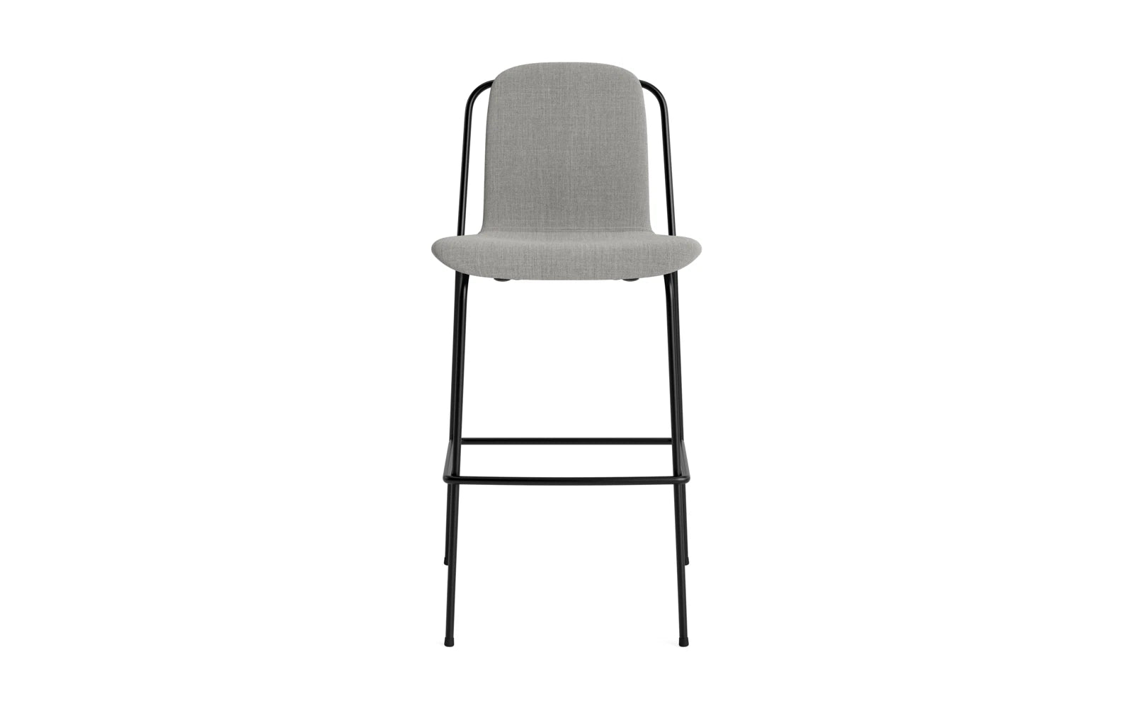 Studio Barstuhl 65 cm Vollpolster Stahl Schwartz/Remix in Remix 133 präsentiert im Onlineshop von KAQTU Design AG. Barstuhl ist von Normann Copenhagen