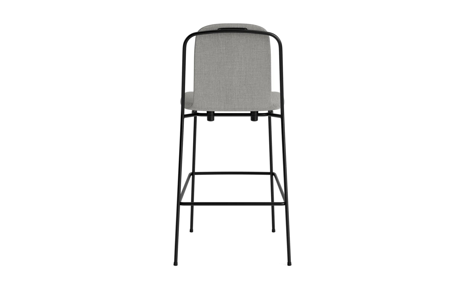 Studio Barstuhl 65 cm Vollpolster Stahl Schwartz/Remix in Remix 133 präsentiert im Onlineshop von KAQTU Design AG. Barstuhl ist von Normann Copenhagen