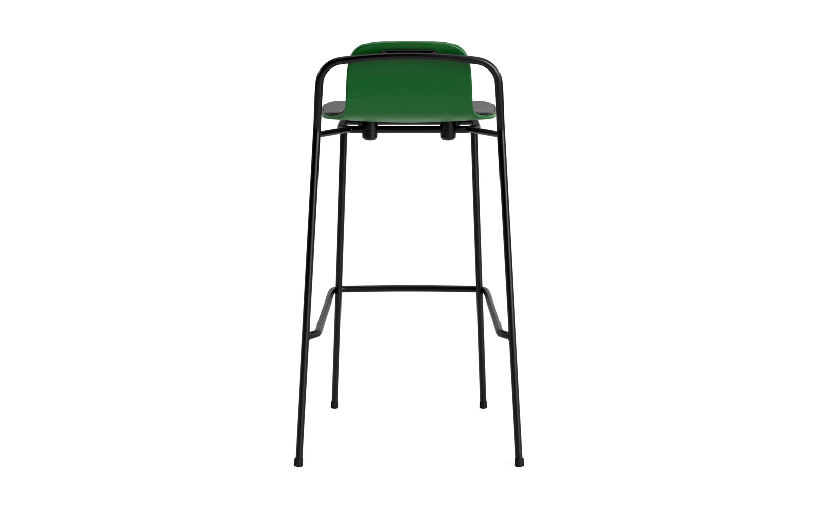 Studio Barstuhl 75 cm frontpolster schwarzes Stahl/ Grün/ Ultra in Ultra 41599 präsentiert im Onlineshop von KAQTU Design AG. Barstuhl ist von Normann Copenhagen