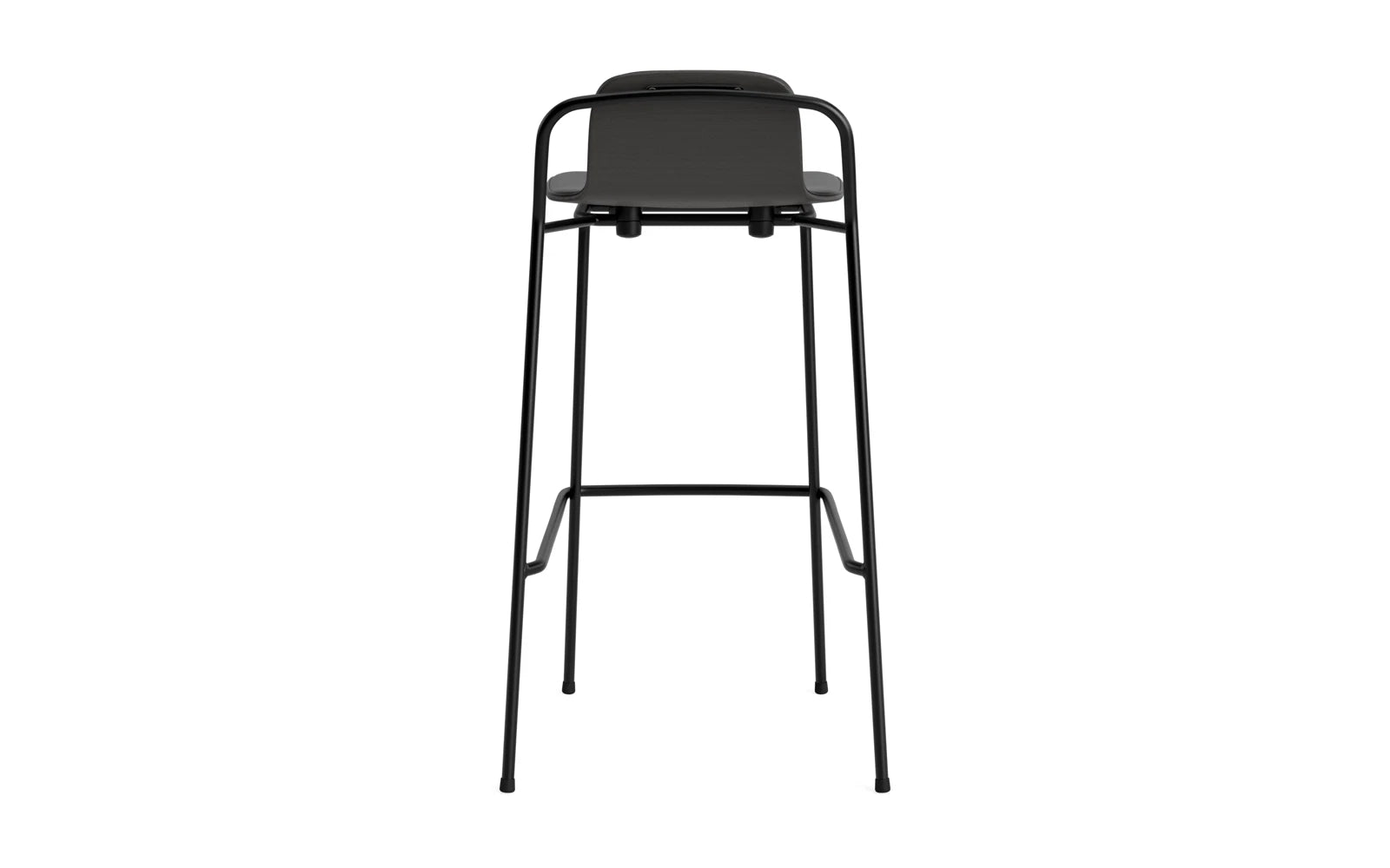 Stilvoller 75 cm Barhocker in Schwarz, gepolstert von Normann.