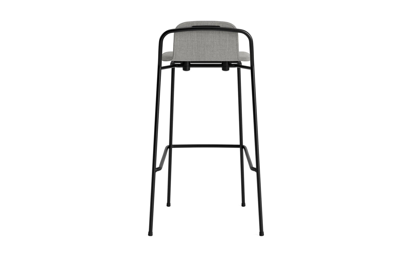 Studio Barhocker 75 cm Vollpolster Stahl Schwartz/Remix in Remix 133 präsentiert im Onlineshop von KAQTU Design AG. Barstuhl ist von Normann Copenhagen