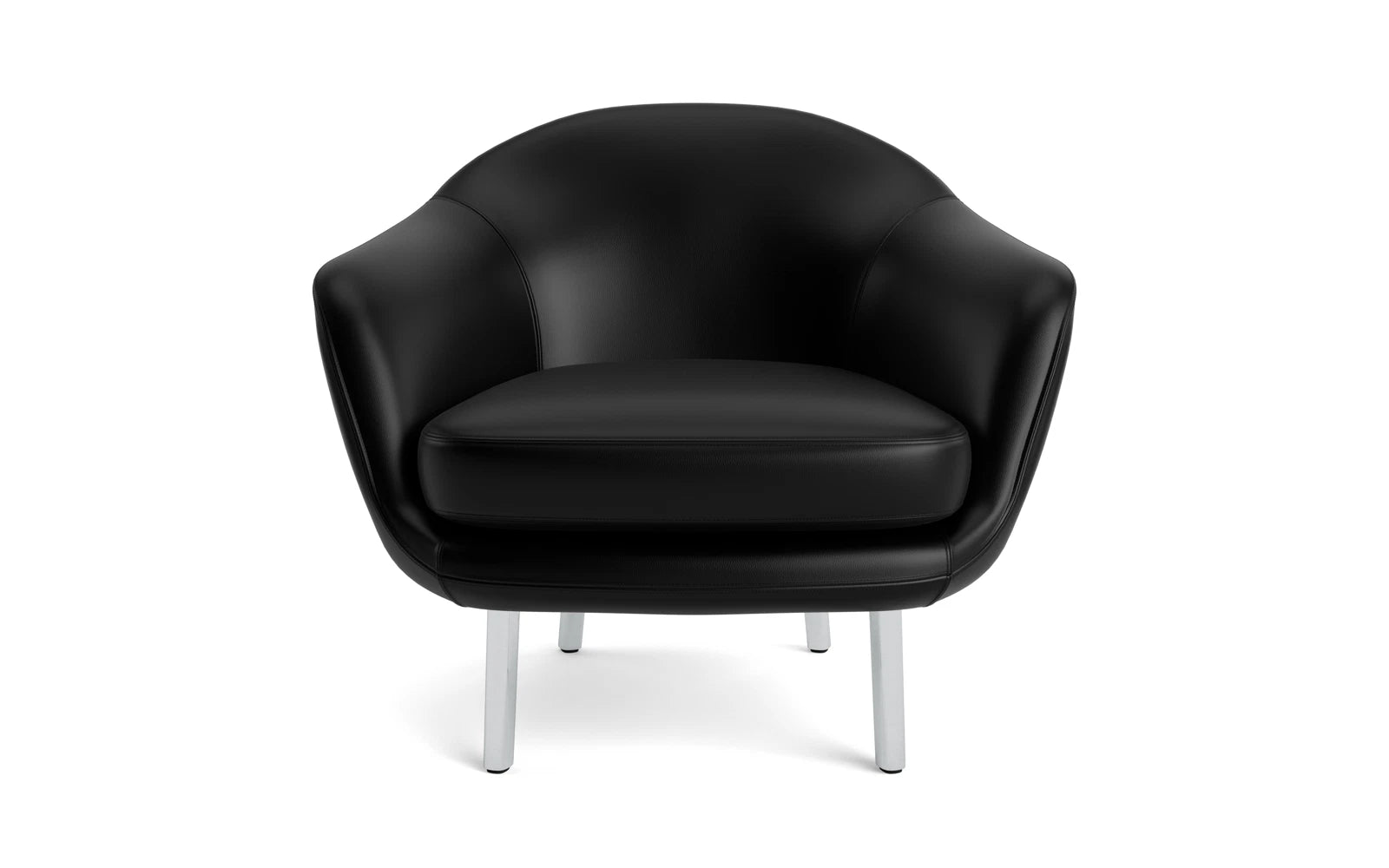 Sum Sessel Aluminium Ultra Leder in Ultra 41599 präsentiert im Onlineshop von KAQTU Design AG. Sessel mit Armlehnen ist von Normann Copenhagen