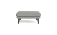 Sum modulares Sofa 710 Pouf gross schwarzes Aluminium