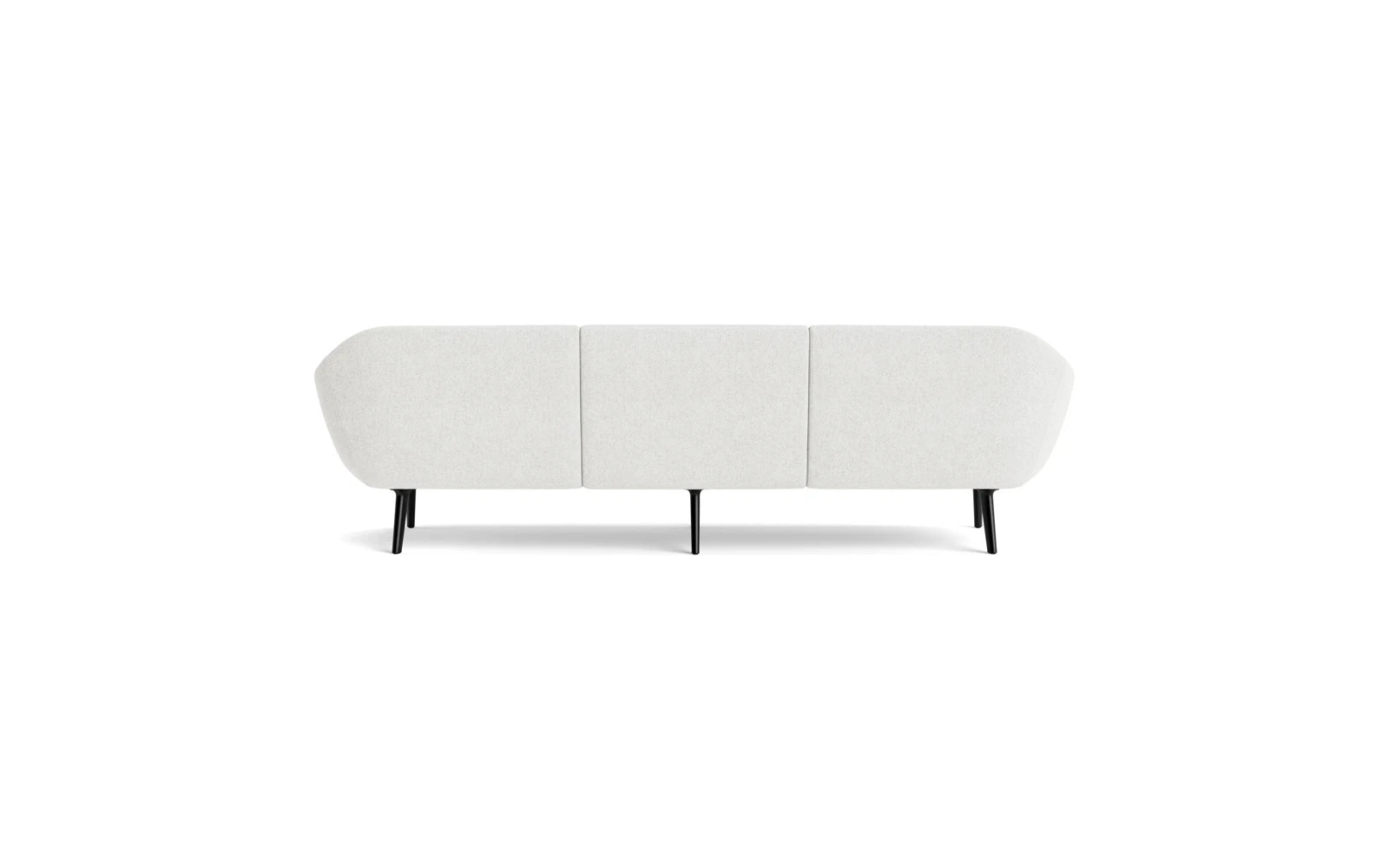 Sum modulares Sofa 3-Sitzer , schwarzes Aluminium in Hallingdal 110 präsentiert im Onlineshop von KAQTU Design AG. 3er Sofa ist von Normann Copenhagen