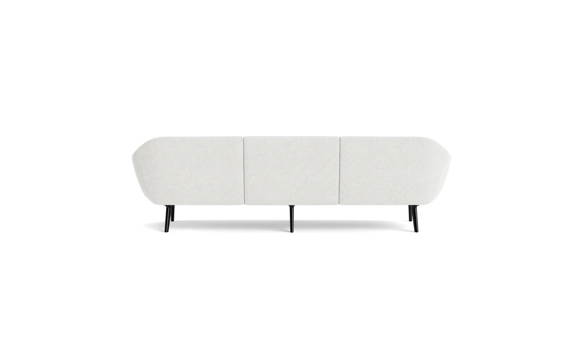 Sum modulares Sofa 3-Sitzer , schwarzes Aluminium in Hallingdal 110 präsentiert im Onlineshop von KAQTU Design AG. 3er Sofa ist von Normann Copenhagen