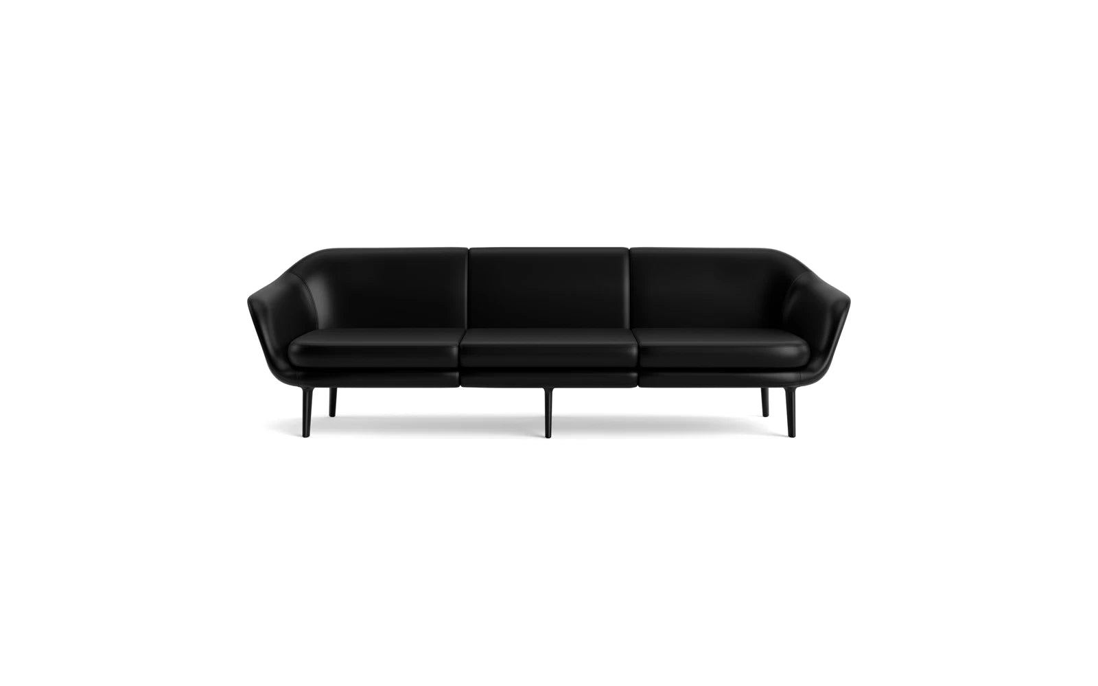 Sum modulares Sofa 3-Sitzer , schwarzes Aluminium in Ultra 41599 präsentiert im Onlineshop von KAQTU Design AG. 3er Sofa ist von Normann Copenhagen