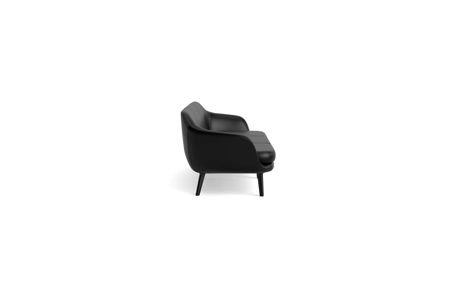 Sum modulares Sofa 3-Sitzer , schwarzes Aluminium in Ultra 41599 präsentiert im Onlineshop von KAQTU Design AG. 3er Sofa ist von Normann Copenhagen
