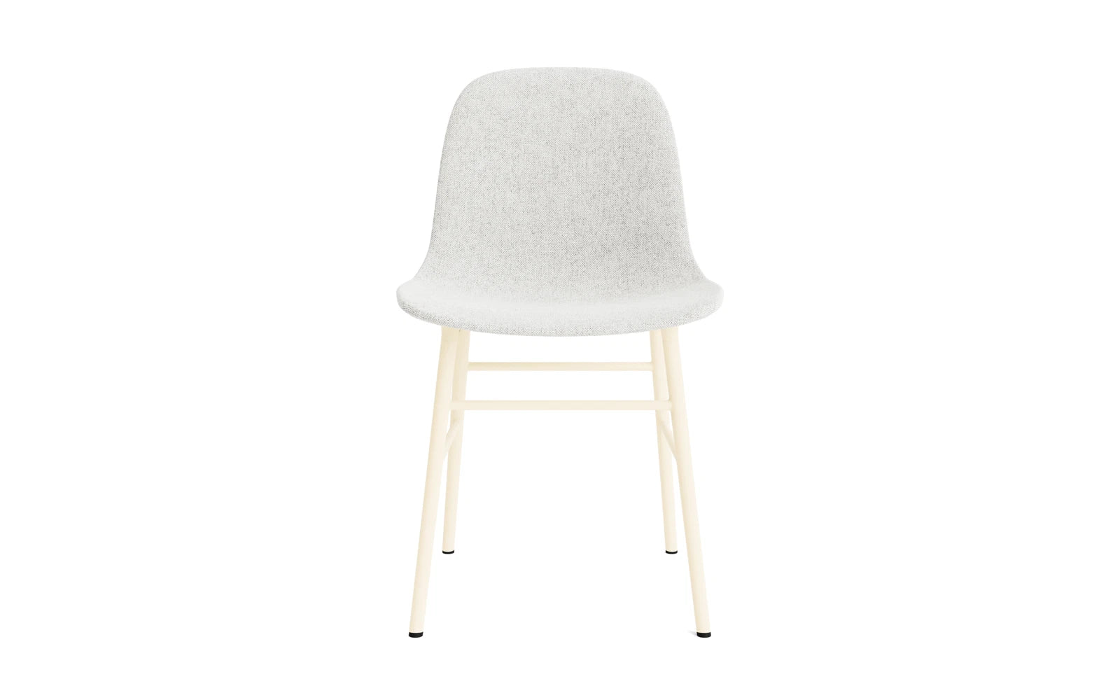 Form Stuhl gepolstert Creme Stahl Hallingdal in Hallingdal 110 präsentiert im Onlineshop von KAQTU Design AG. Stuhl ist von Normann Copenhagen