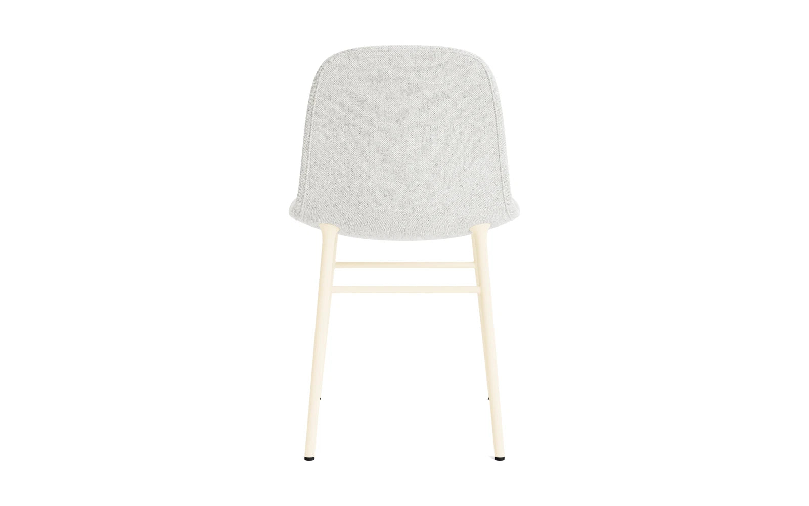 Form Stuhl gepolstert Creme Stahl Hallingdal in Hallingdal 110 präsentiert im Onlineshop von KAQTU Design AG. Stuhl ist von Normann Copenhagen