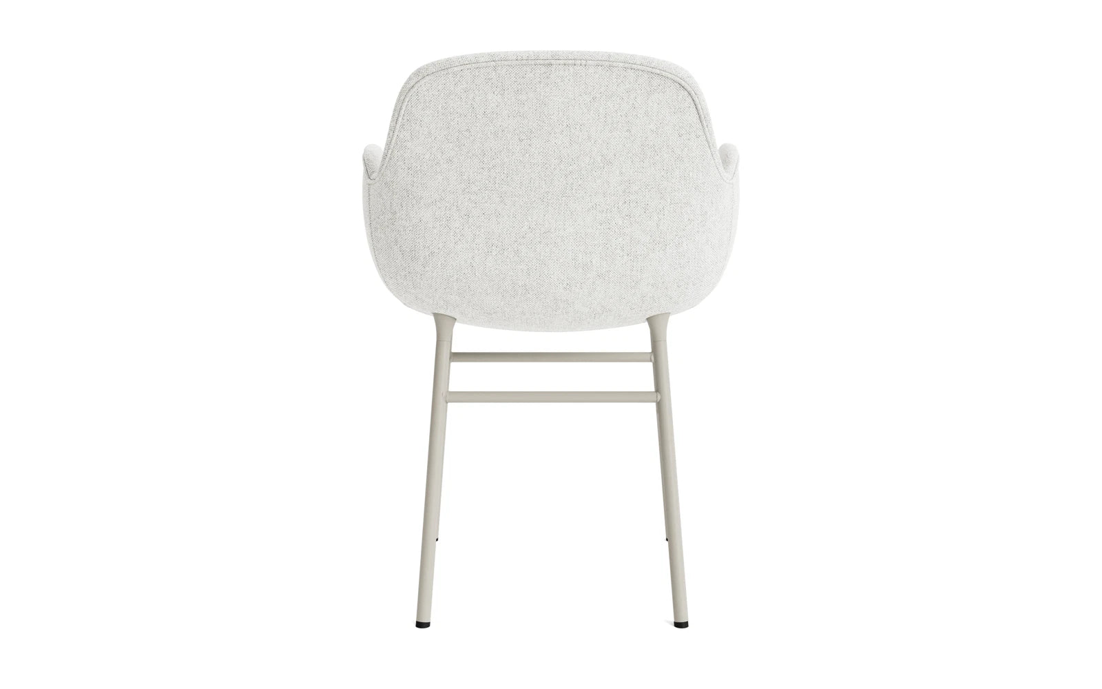 Form Lehnstuhl gepolstert Hellgrau stahl Hallingdal in Hallingdal 110 präsentiert im Onlineshop von KAQTU Design AG. Stuhl mit Armlehne ist von Normann Copenhagen
