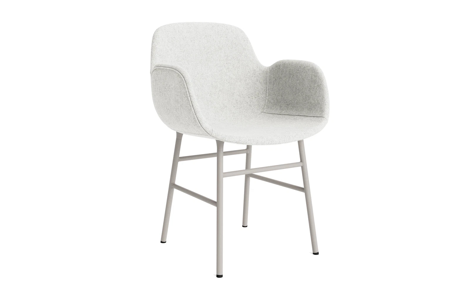 Form Lehnstuhl gepolstert Warmes grau stahl Hallingdal in Hallingdal 110 präsentiert im Onlineshop von KAQTU Design AG. Stuhl mit Armlehne ist von Normann Copenhagen