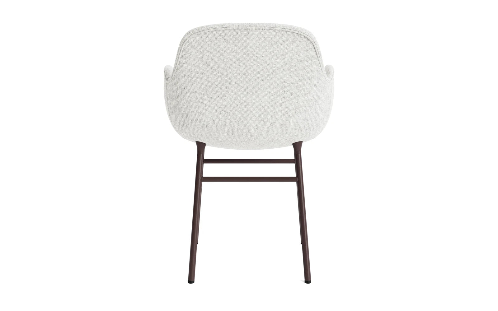 Form Lehnstuhl gepolstert Braun stahl Hallingdal in Hallingdal 110 präsentiert im Onlineshop von KAQTU Design AG. Stuhl mit Armlehne ist von Normann Copenhagen