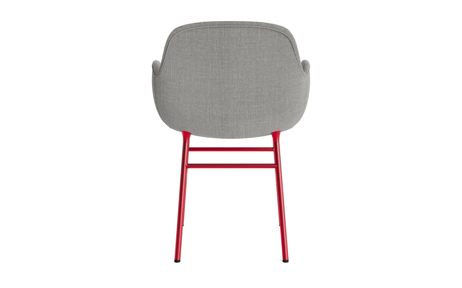 Form Lehnstuhl gepolstert Leuchtendes Rot Stahl Remix in Remix 133 präsentiert im Onlineshop von KAQTU Design AG. Stuhl mit Armlehne ist von Normann Copenhagen